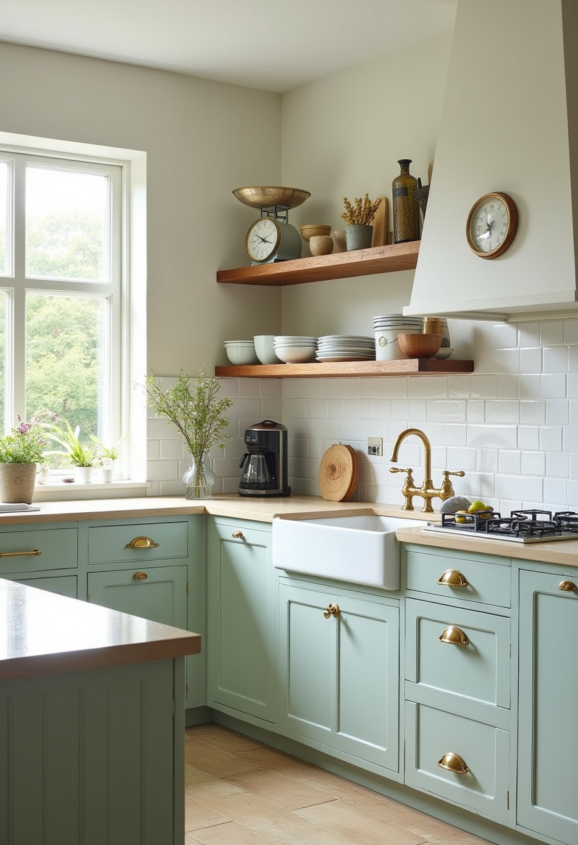 cottage style kitchen decor ideas 16