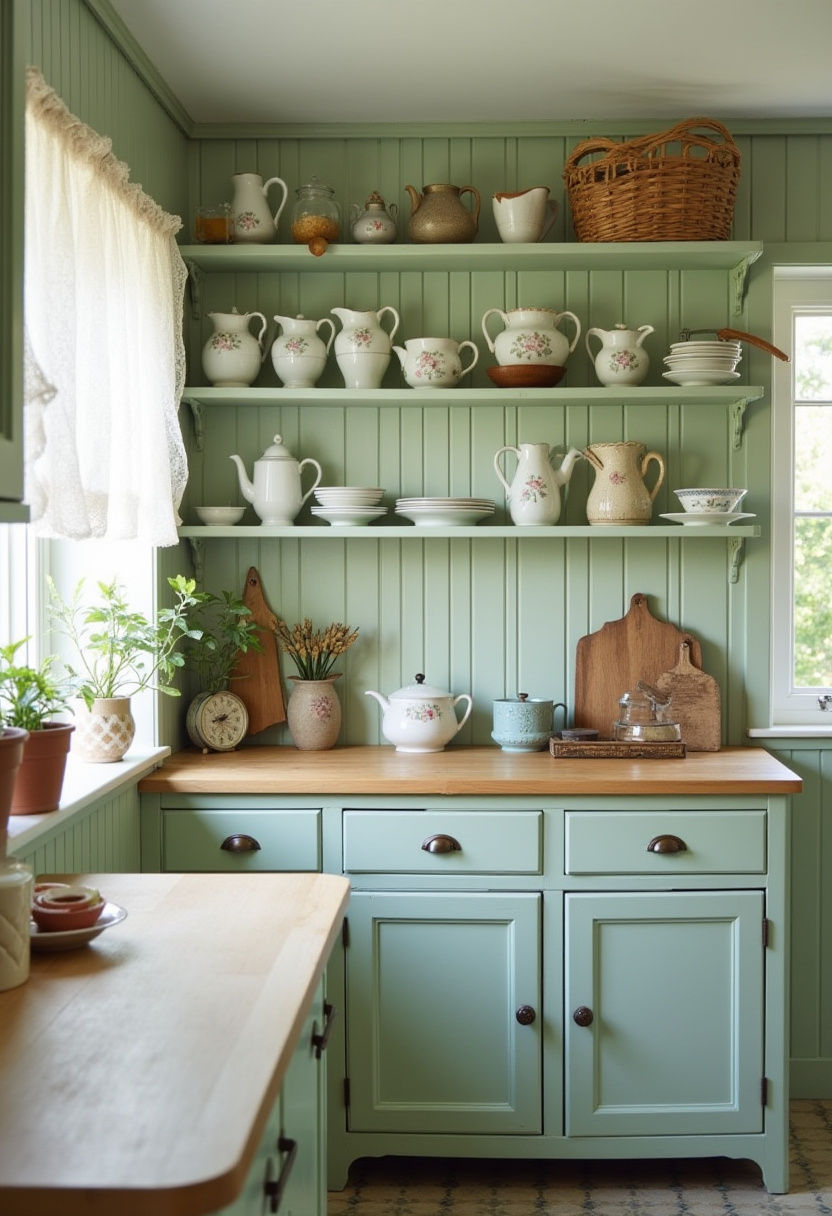 cottage style kitchen decor ideas 5