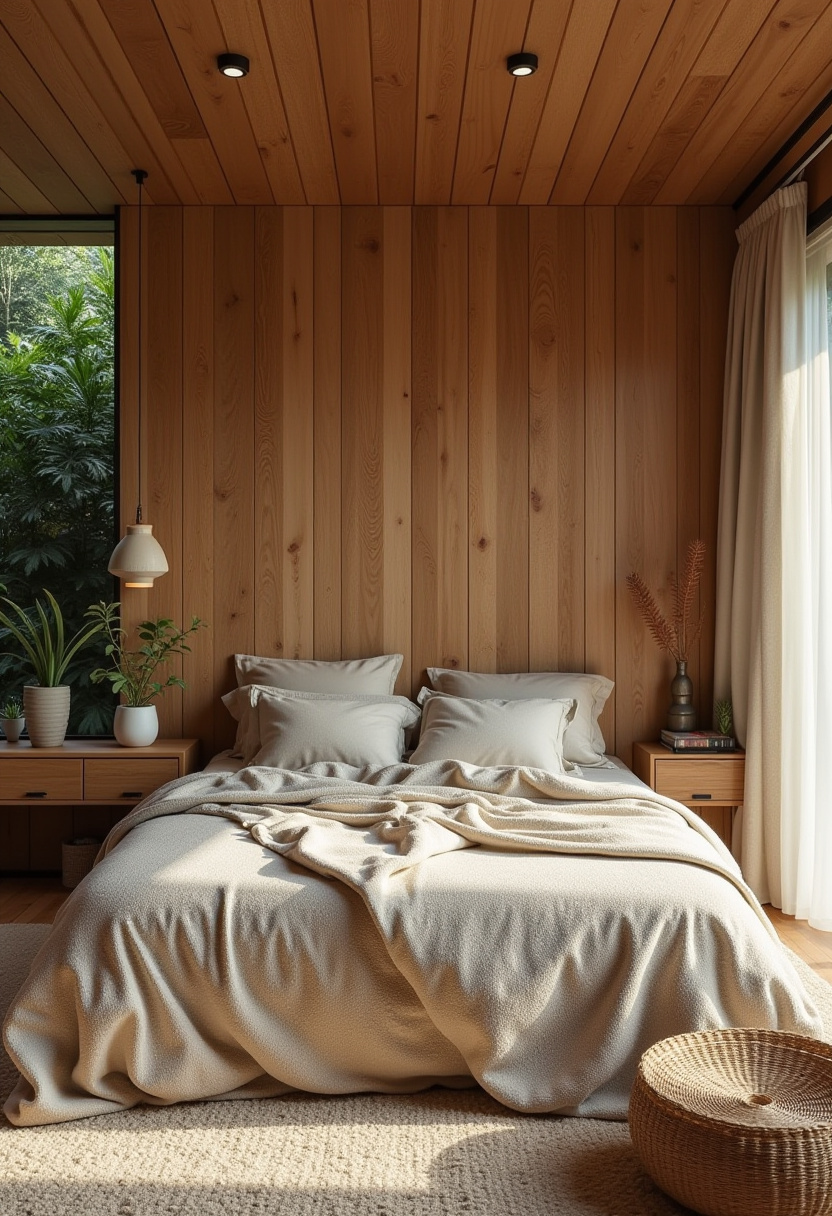 earthy tone bedroom decor 17