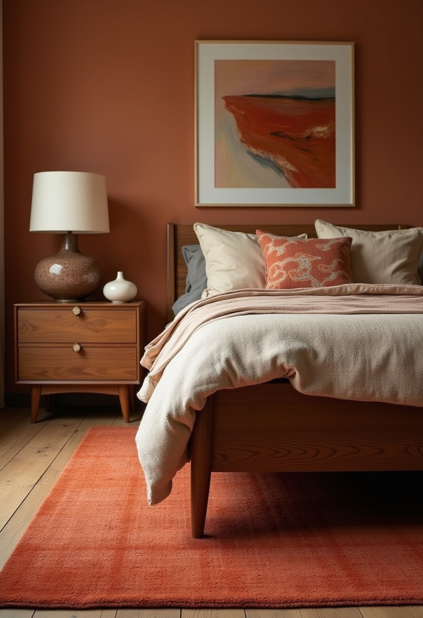 earthy tone bedroom decor 18