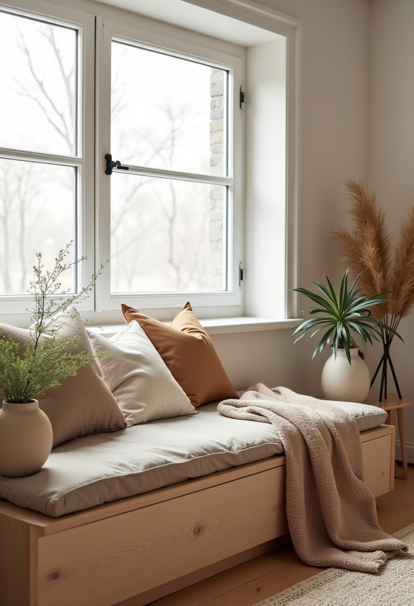 earthy tone bedroom decor 3