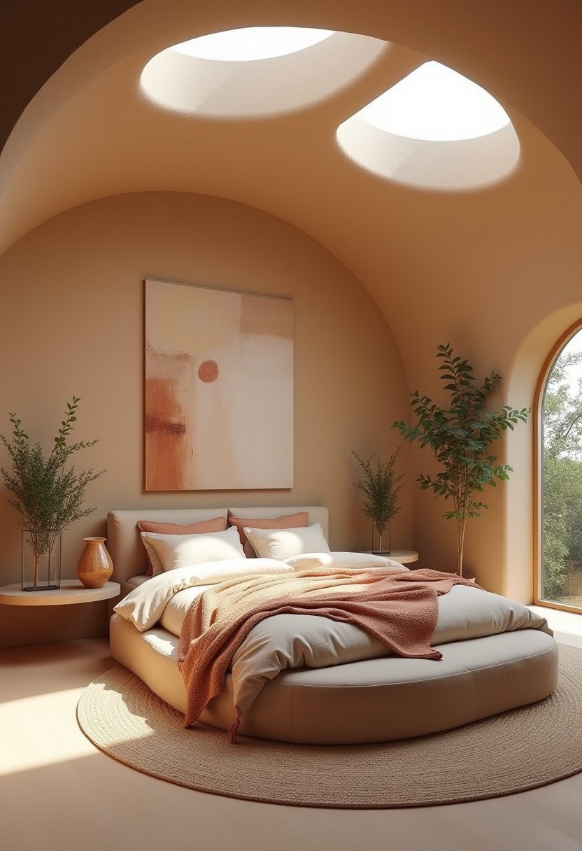 earthy tone bedroom decor 8