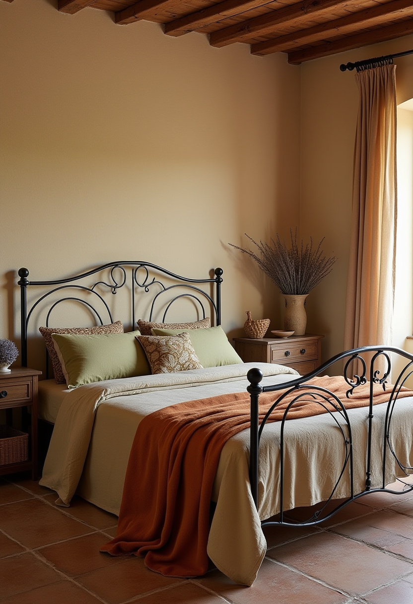 earthy tone bedroom decor 9
