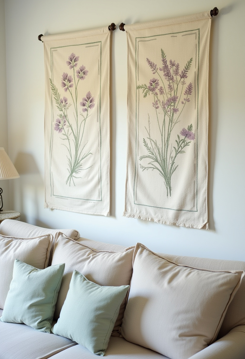18. Create a serene and cozy living room with a beige couch adorned with soft pastel blue and beige pillows, perfectly complemented by delicate lavender flower wall hangings. This calming color palette and floral decor bring peaceful vibes and subtle elegance to any space. Looking to refresh your home with gentle, nature-inspired style? Pin this beautiful setup for your next cozy decor inspiration!
#CozyLivingRoom #BeigeCouch #LavenderDecor #PastelHome #SereneSpaces #NatureInspiredDesign