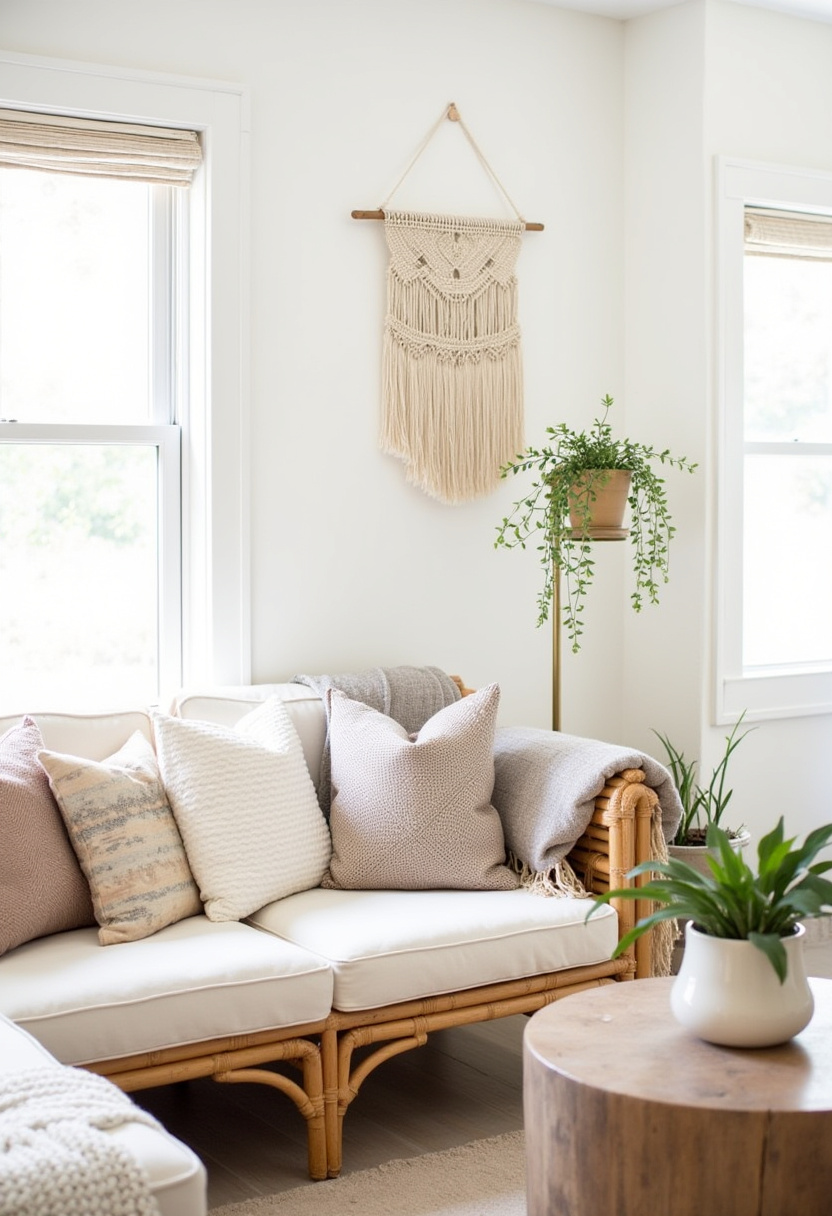 farmhouse living room decor ideas 19