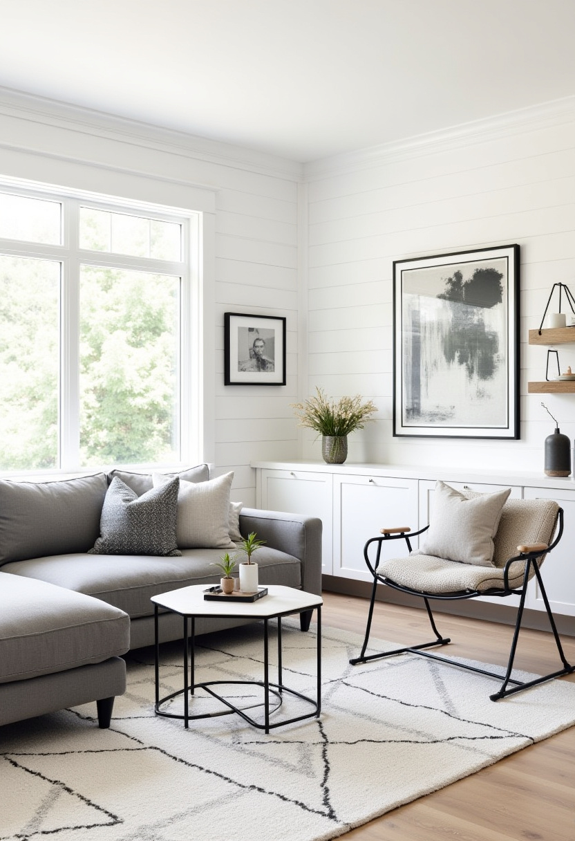 farmhouse living room decor ideas 6