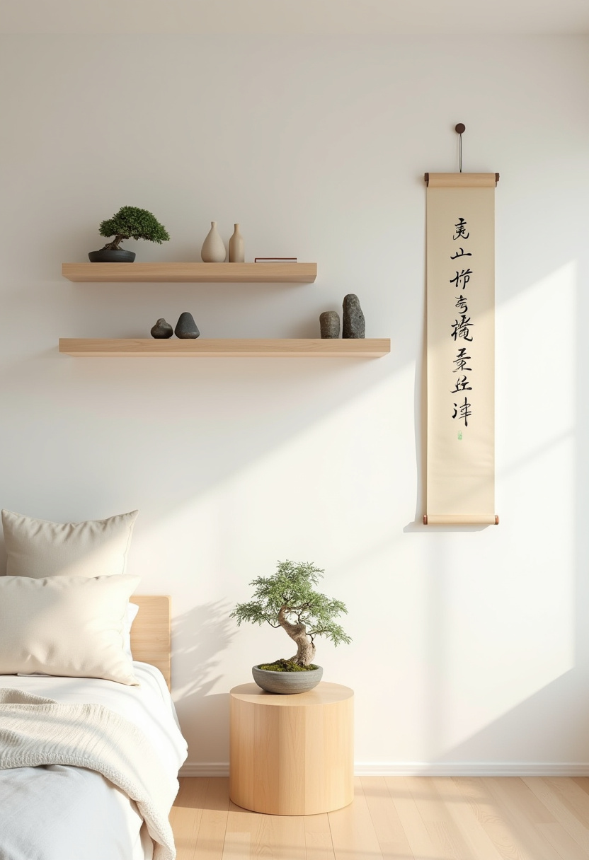 floating shelves in bedroom ideas 19