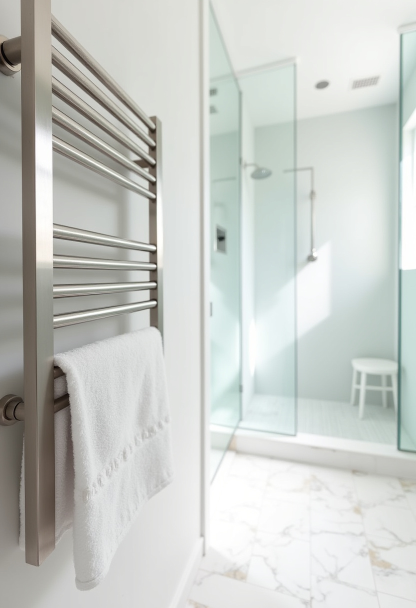 hotel style towel rack ideas 1