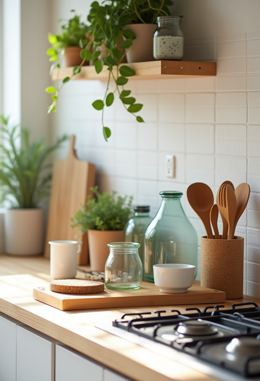 kitchen countertop organization ideas 10