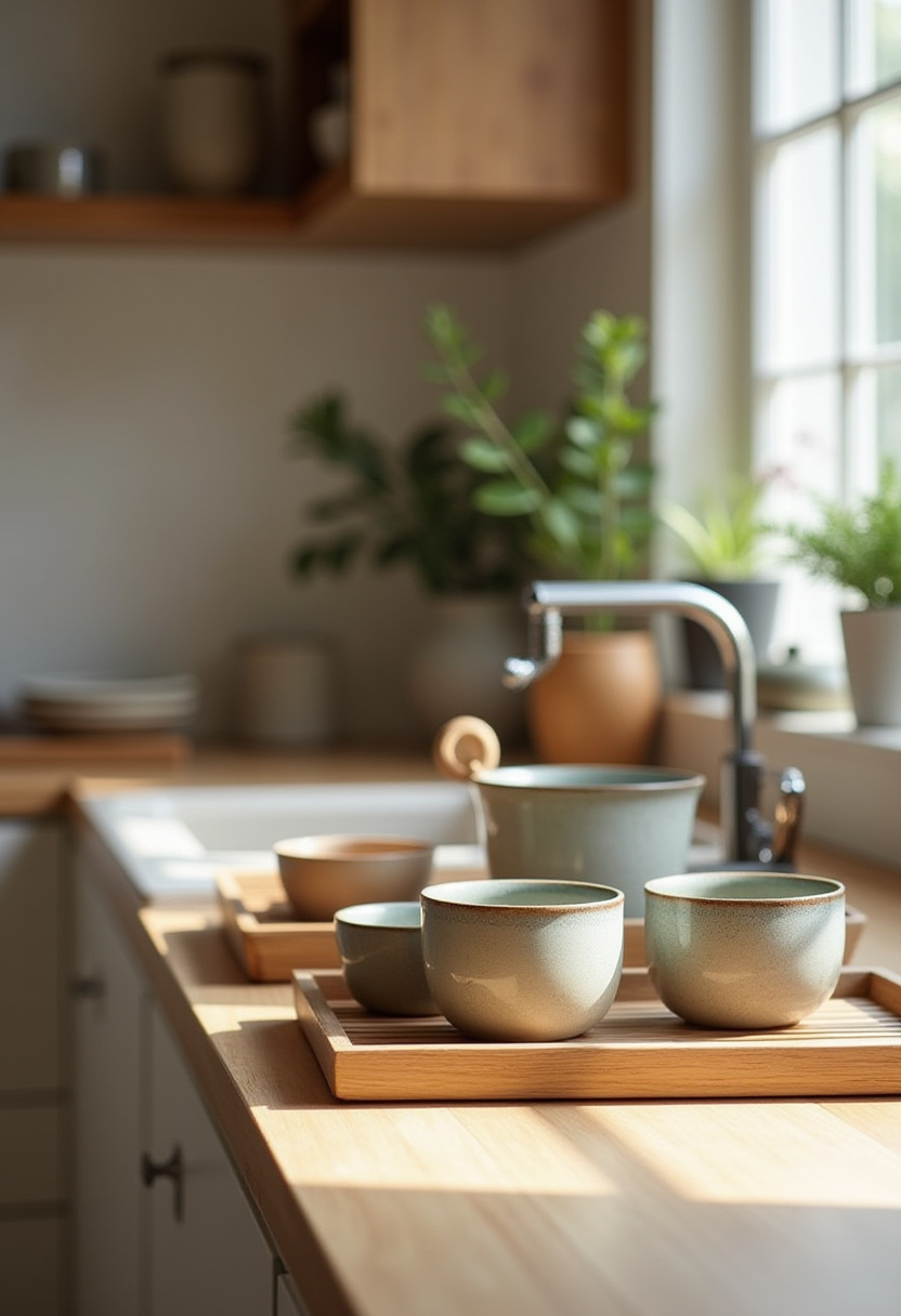 kitchen countertop organization ideas 16