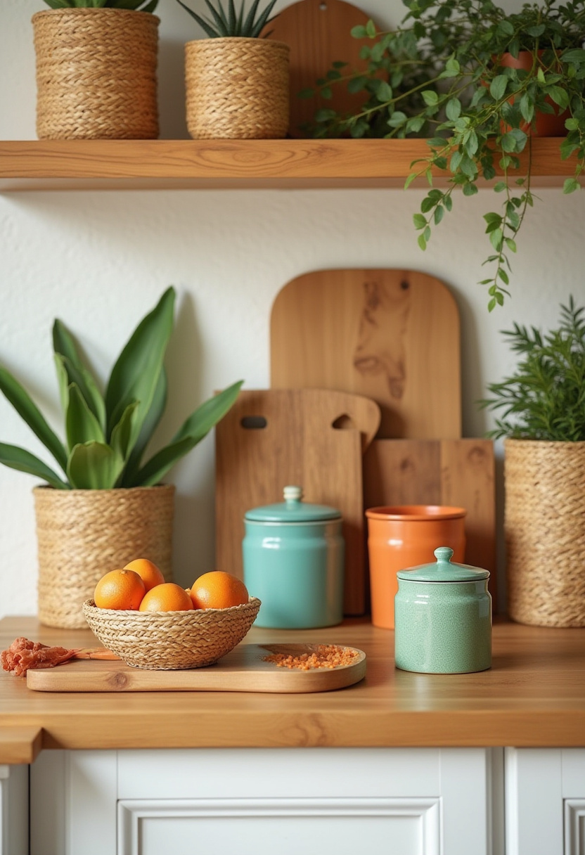 kitchen countertop organization ideas 19