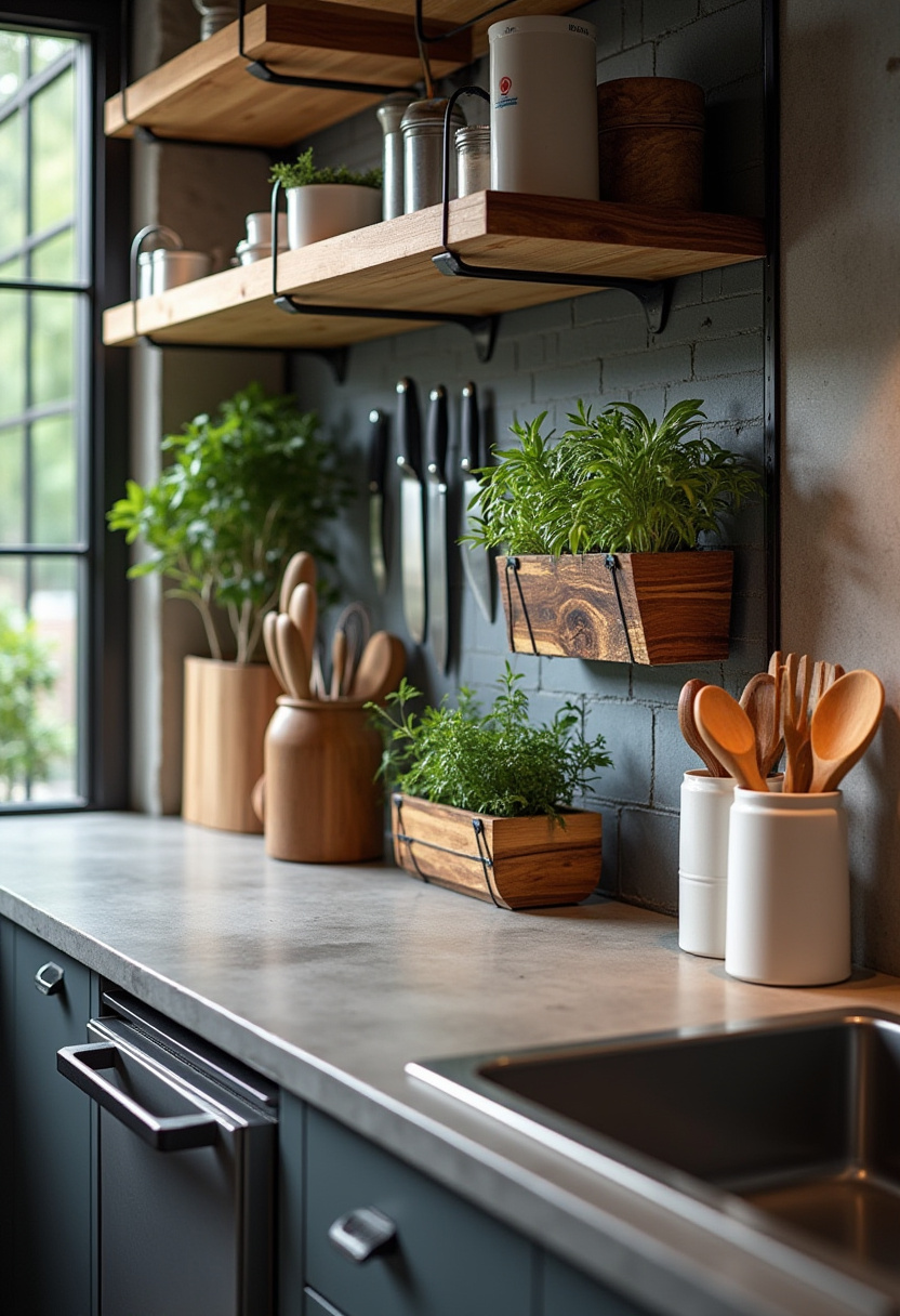 kitchen countertop organization ideas 4