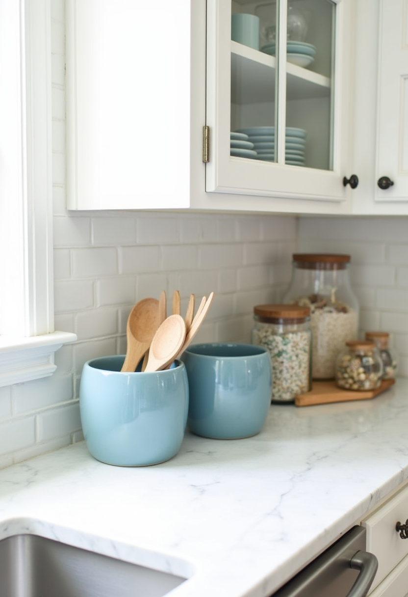 kitchen countertop organization ideas 8