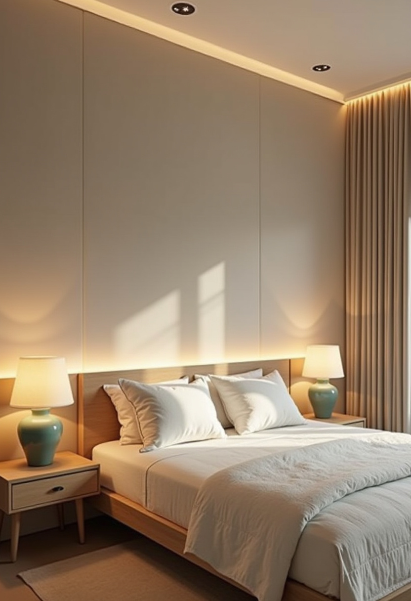 2. Looking to create a cozy modern bedroom that feels both stylish and serene? This minimalist bedroom design features a neatly made bed, warm beige tones, ambient lighting, and functional bedside tables that elevate the space. It’s perfect inspiration for lovers of minimalist decor, modern home styling, and cozy interior design. Pin now to spark ideas for your next bedroom refresh!
#ModernBedroom #MinimalistDecor #CozyInteriors #BedroomInspiration #NeutralHomeStyle #HomeDecorIdeas #PinterestHomeDecor