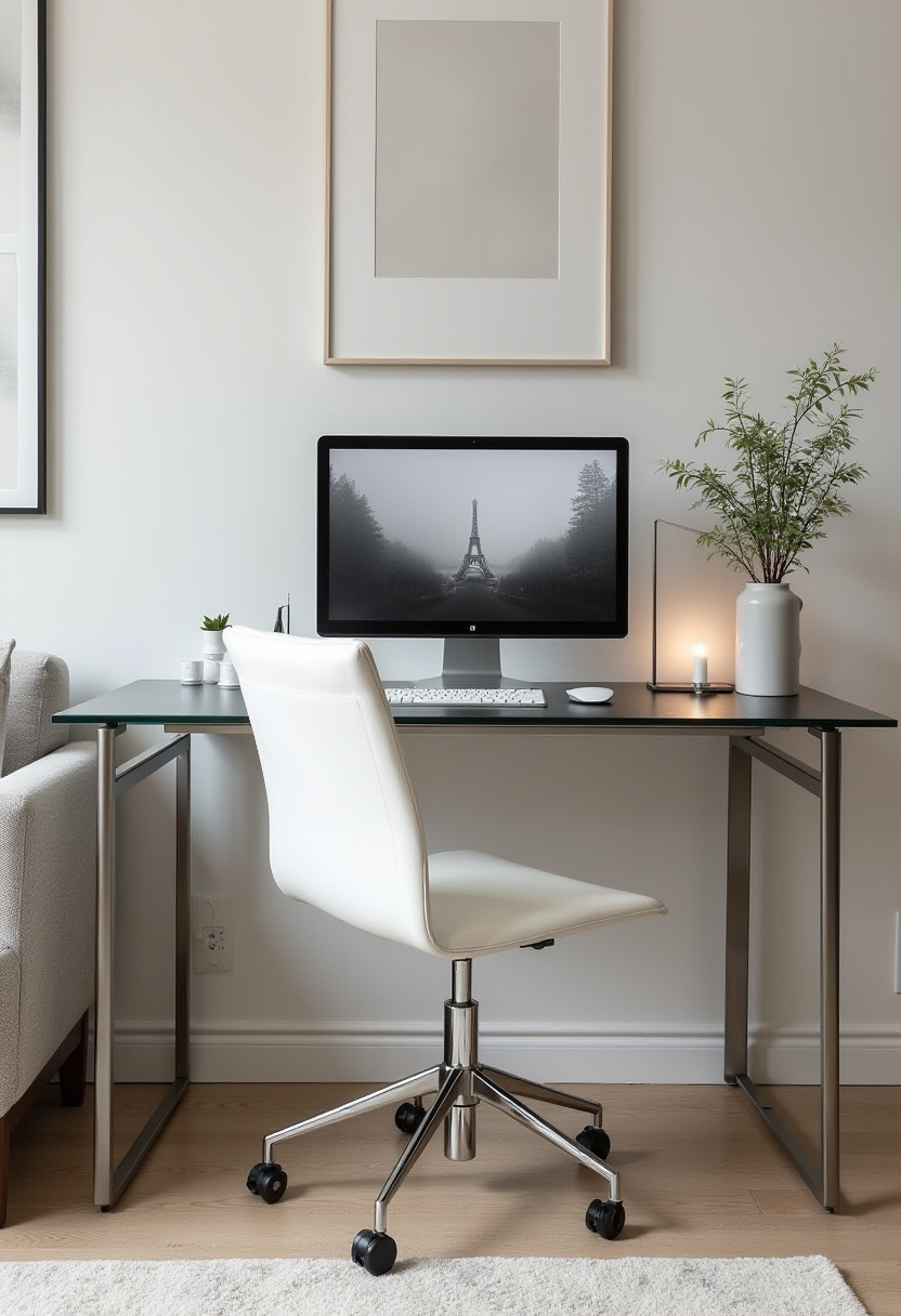 living room desk setup ideas 10