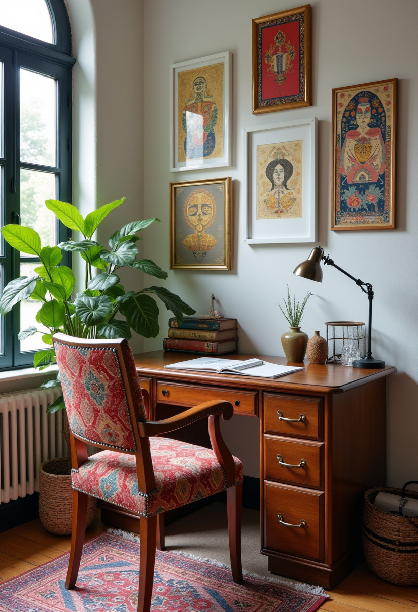 living room desk setup ideas 12