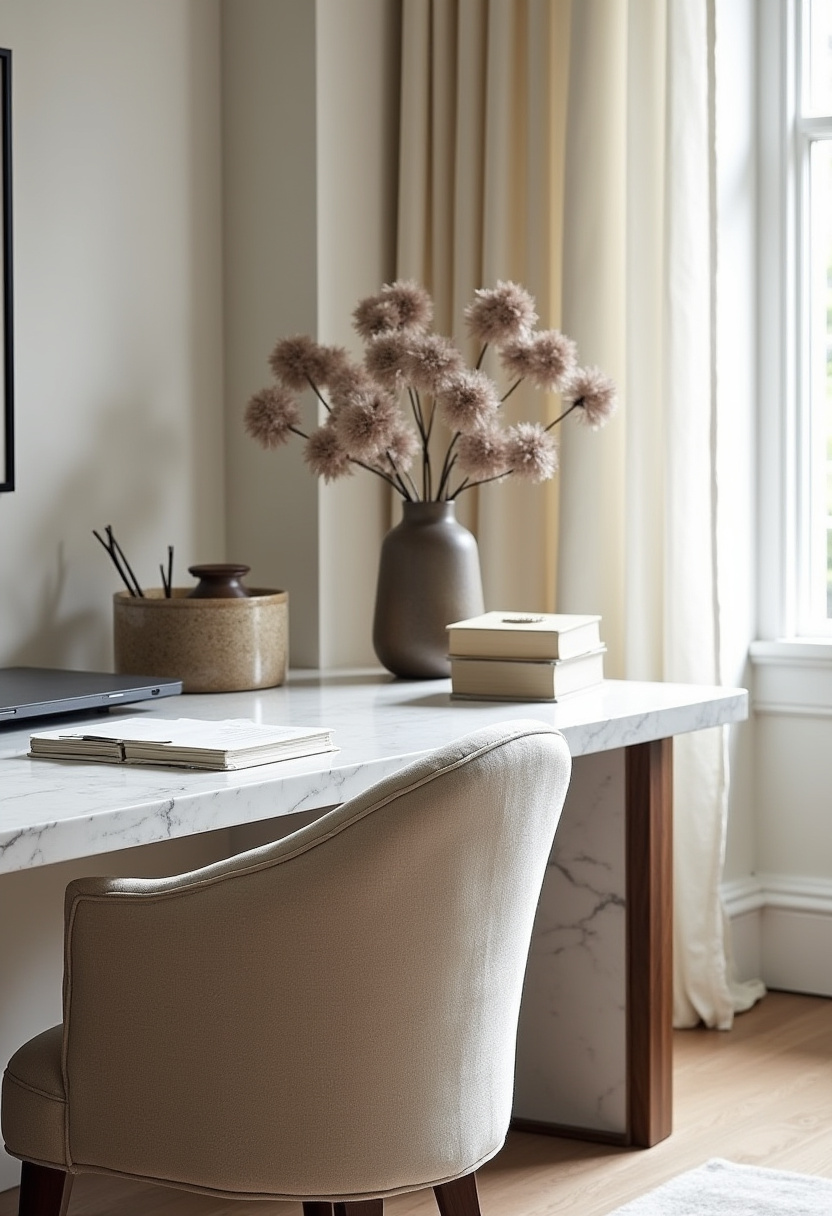 living room desk setup ideas 15