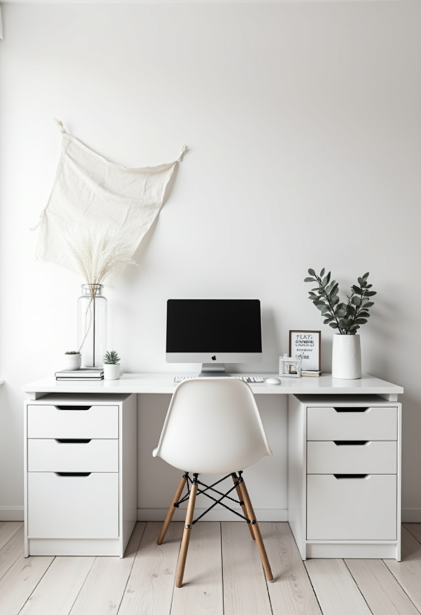 living room desk setup ideas 16