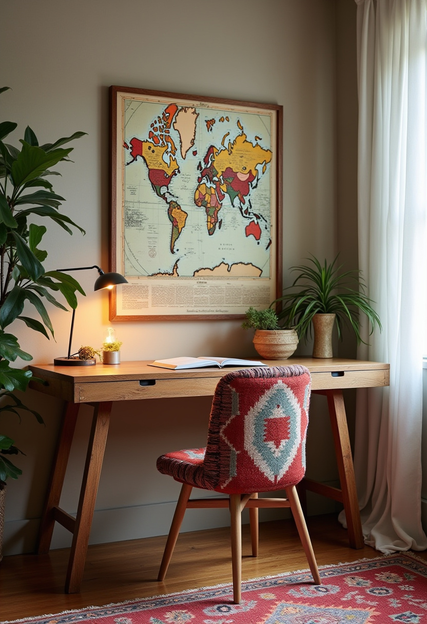 living room desk setup ideas 17