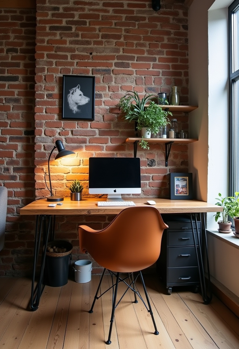 living room desk setup ideas 3