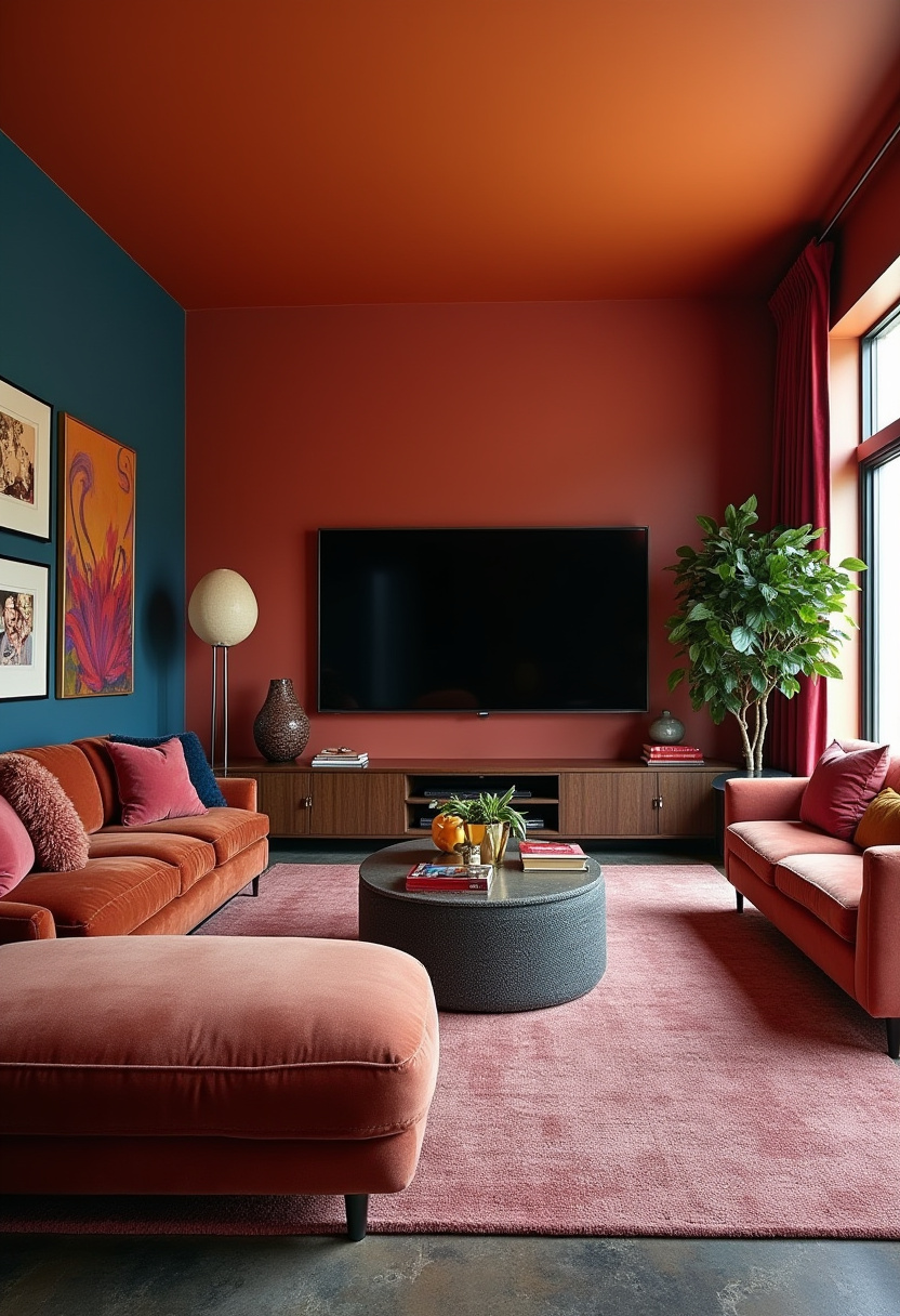 living room tv room combo 17