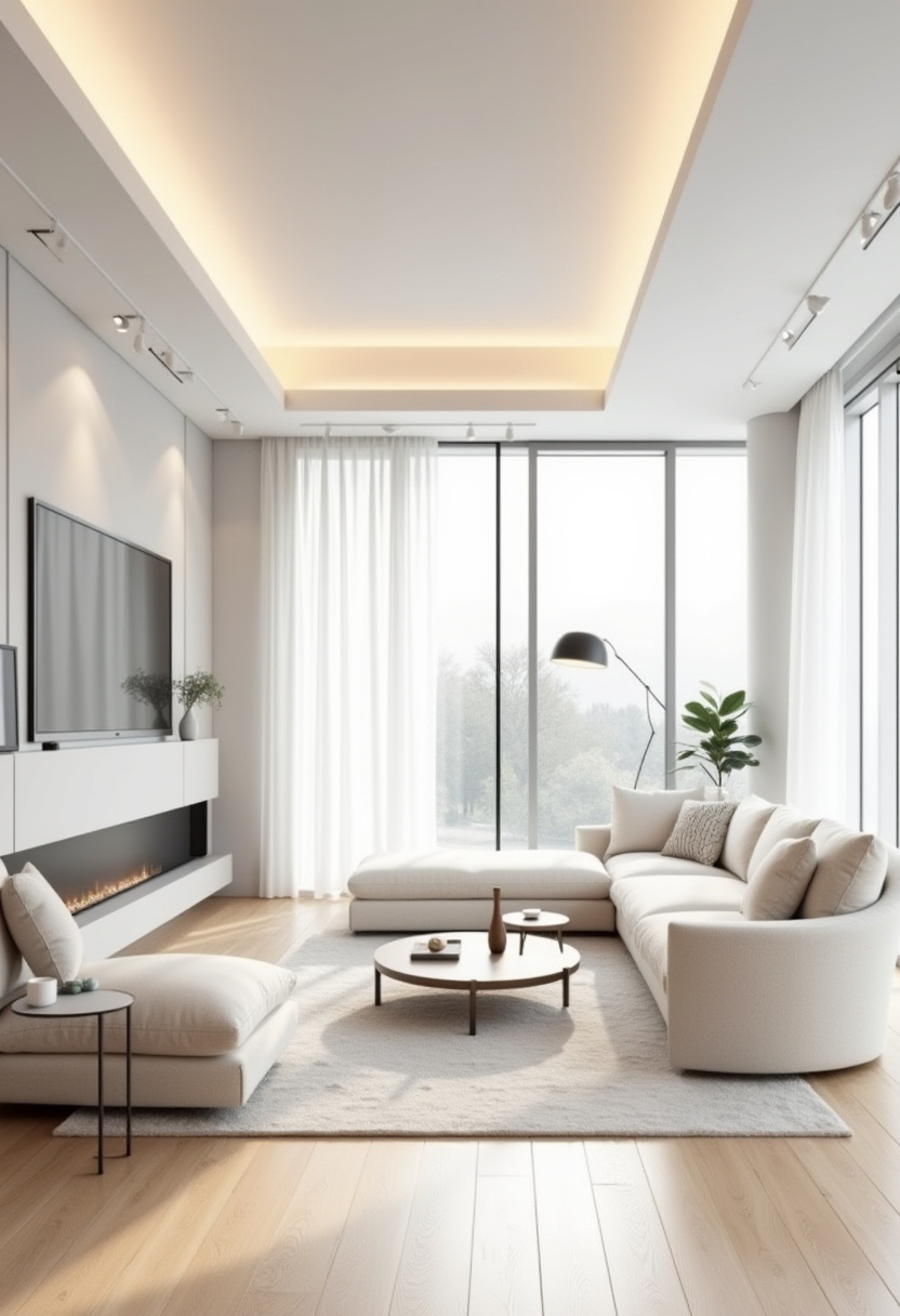 modern ceiling lights for living room 17