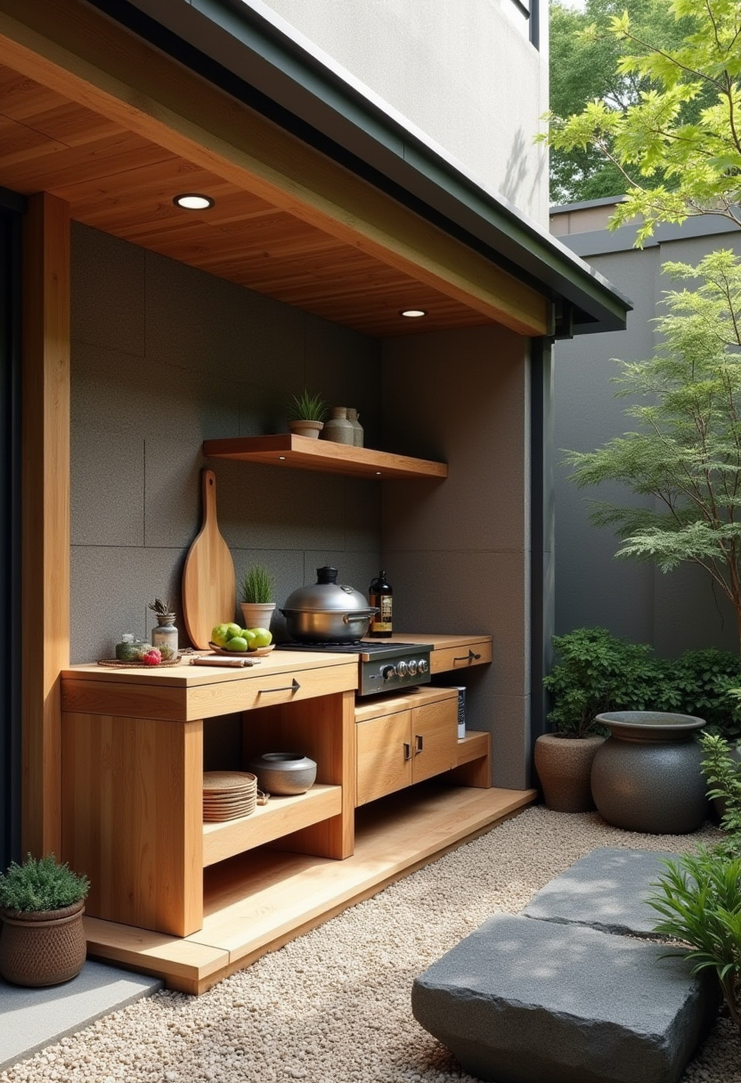 outdoor kitchen ideas for small spaces 12