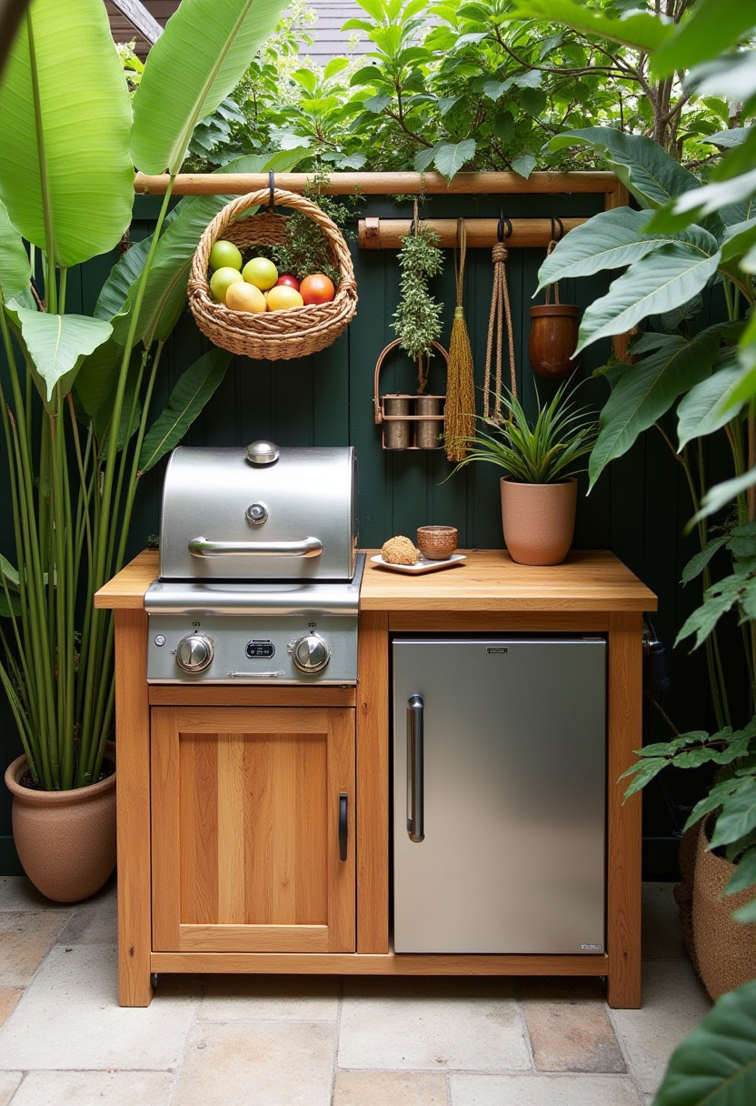 outdoor kitchen ideas for small spaces 14
