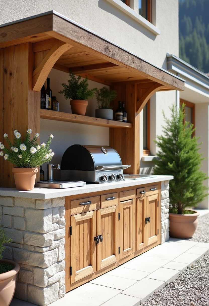 outdoor kitchen ideas for small spaces 19
