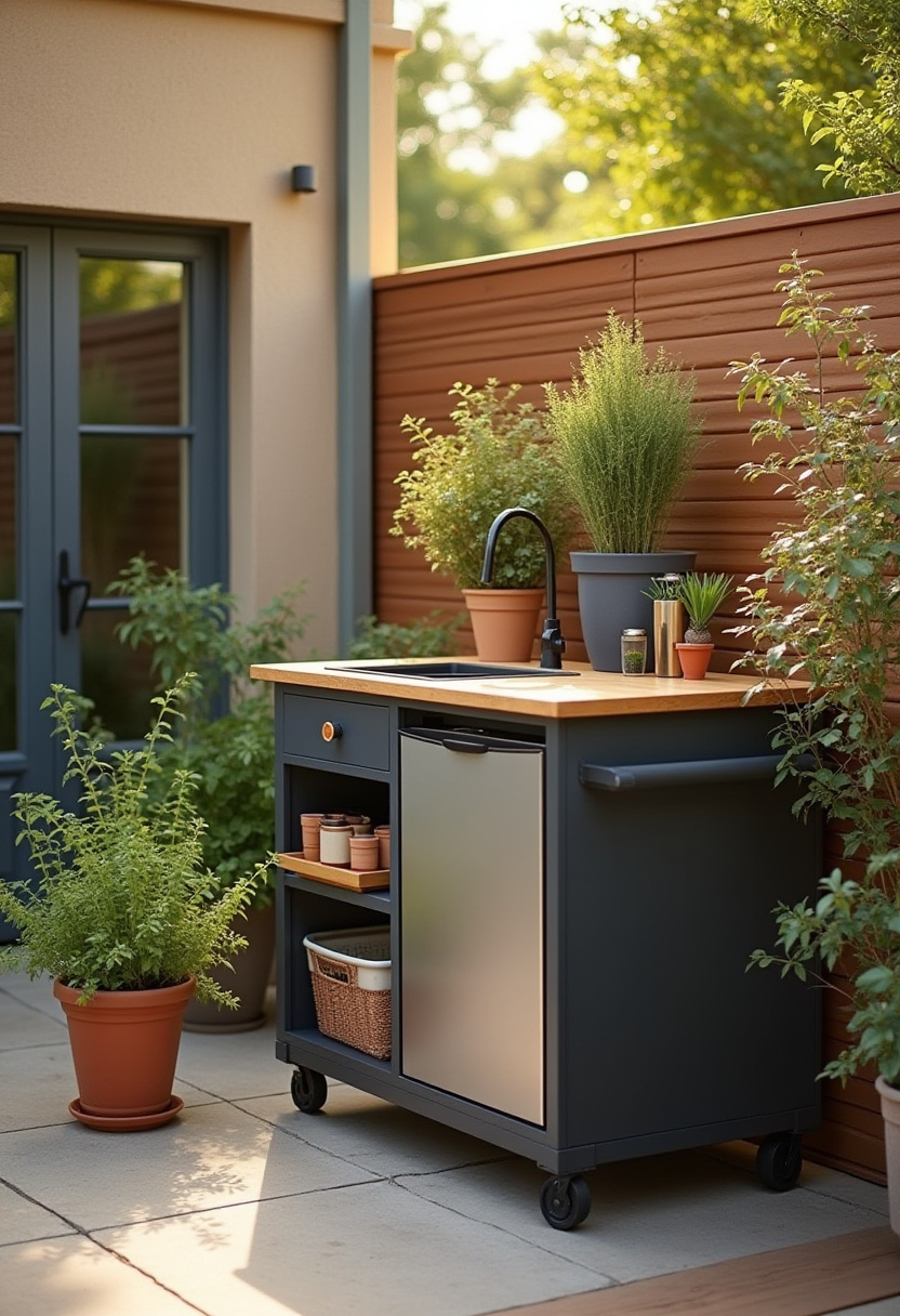 outdoor kitchen ideas for small spaces 2