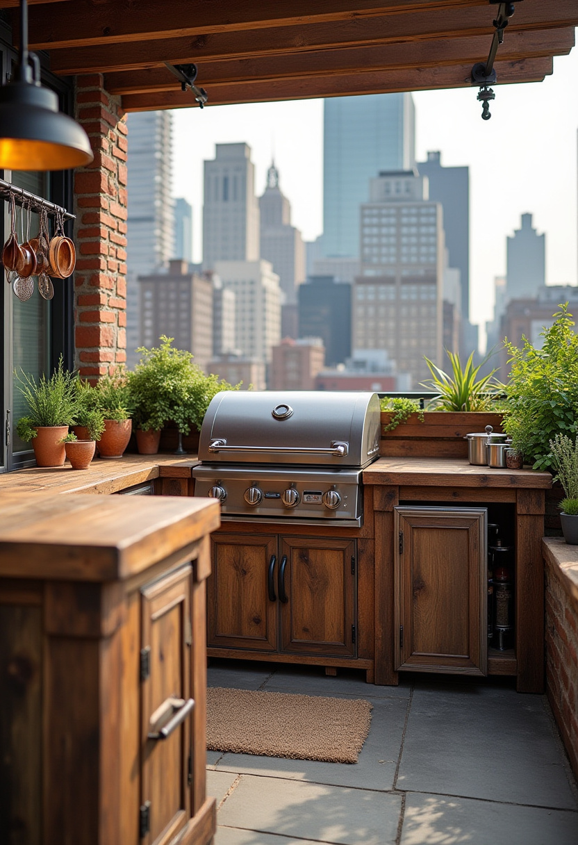 outdoor kitchen ideas for small spaces 4