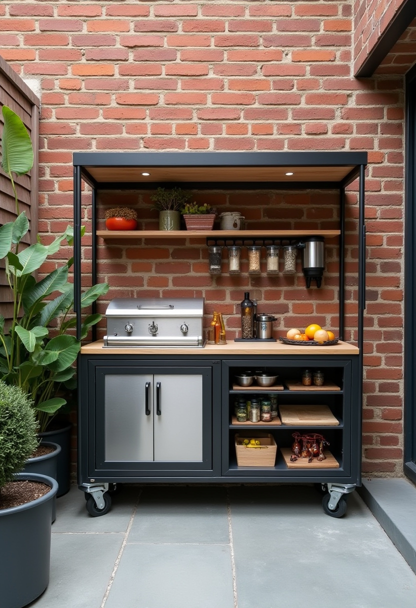 outdoor kitchen ideas for small spaces 6