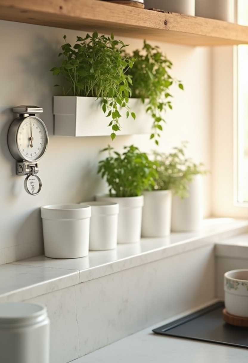 small kitchen counter space organization ideas 10