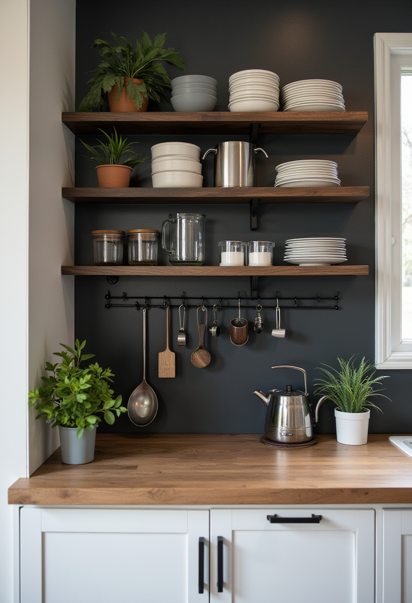 small kitchen counter space organization ideas 4