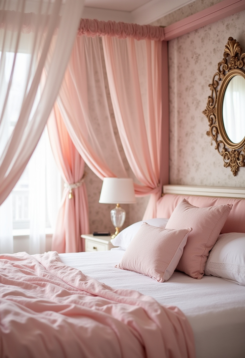 soft pink bedroom aesthetic 10