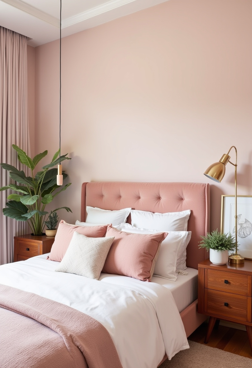 soft pink bedroom aesthetic 12