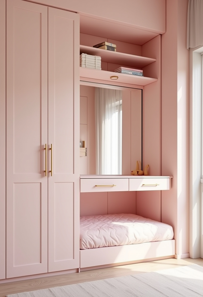soft pink bedroom aesthetic 13