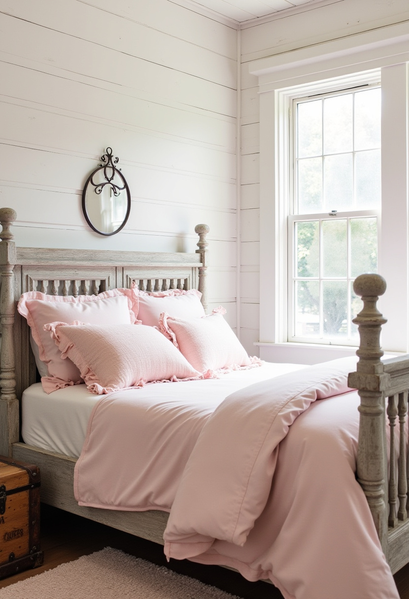 soft pink bedroom aesthetic 14