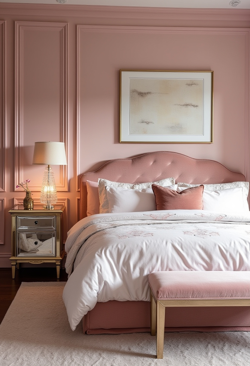 soft pink bedroom aesthetic 18