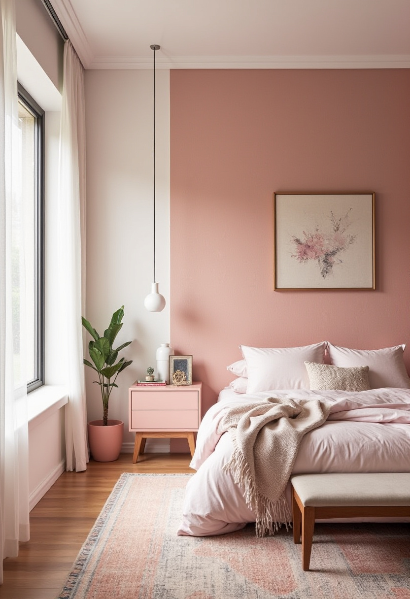 soft pink bedroom aesthetic 19