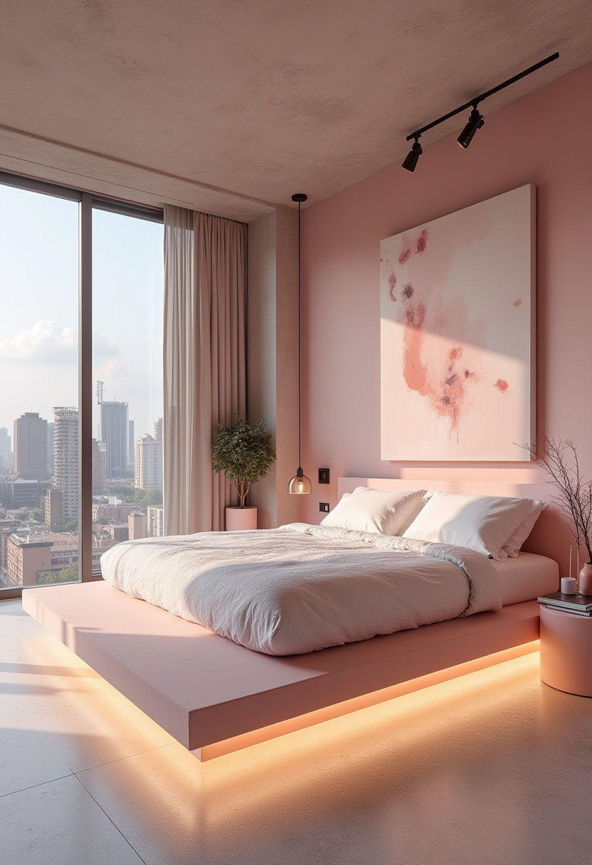 soft pink bedroom aesthetic 20