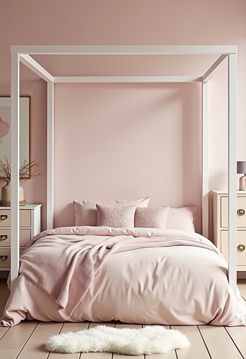 soft pink bedroom aesthetic 5