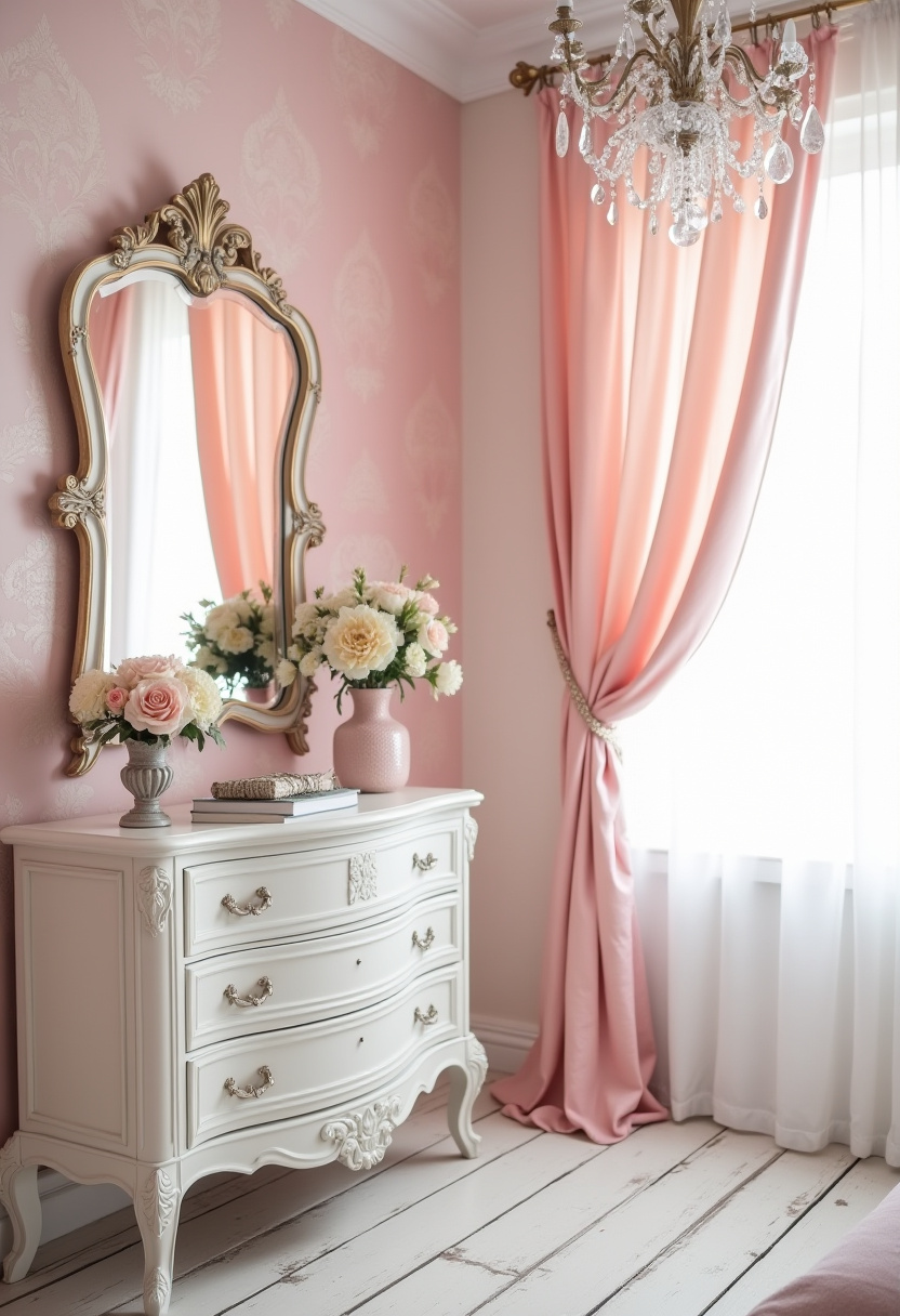 soft pink bedroom aesthetic 6