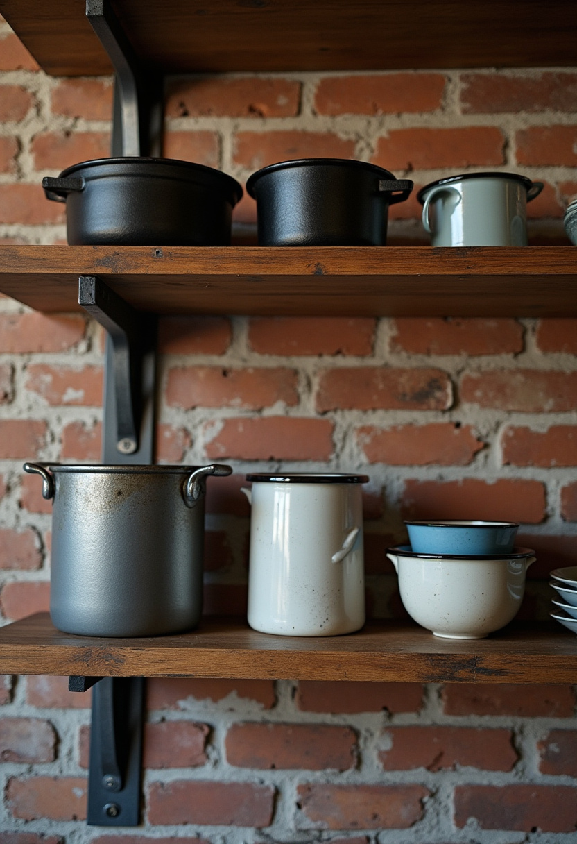 styling open kitchen shelves 3
