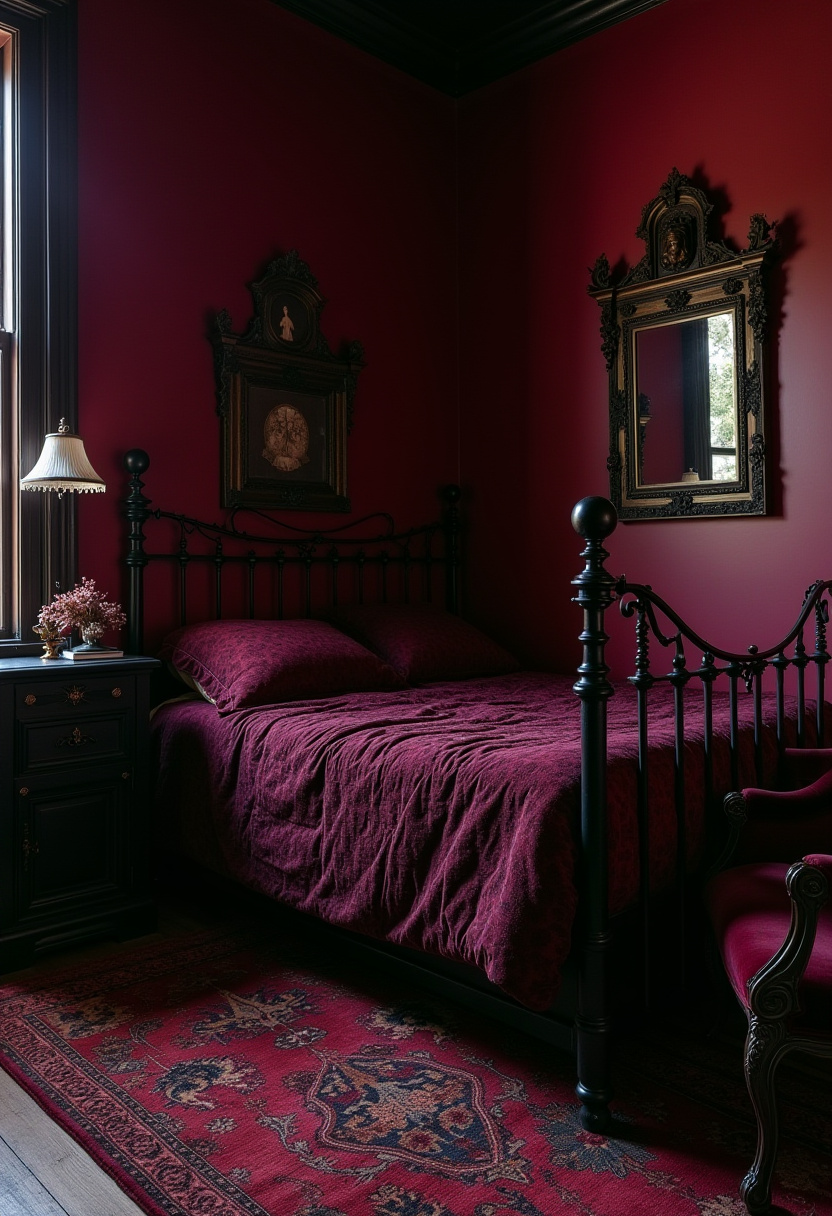 vintage inspired bedroom layout ideas 19