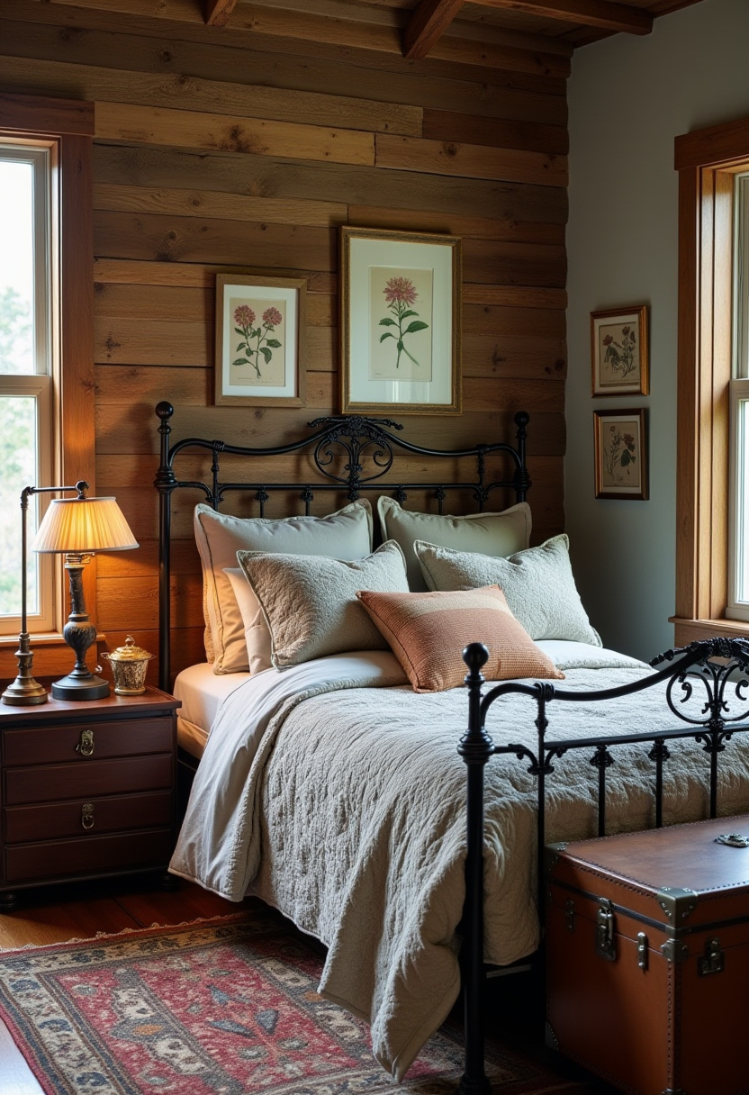 vintage inspired bedroom layout ideas 5
