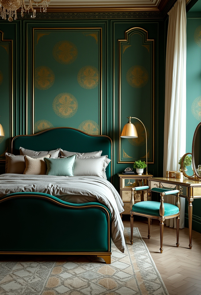 vintage inspired bedroom layout ideas 6