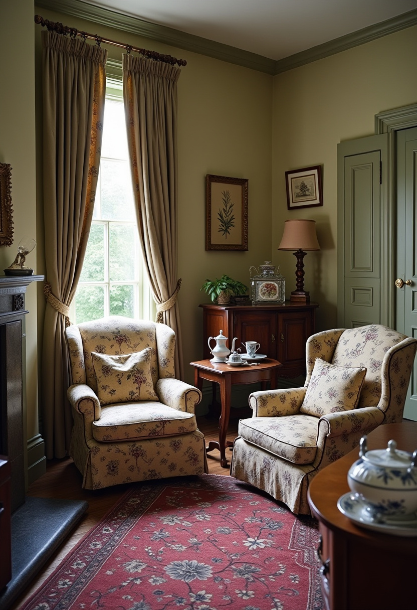 vintage inspired living room ideas 17