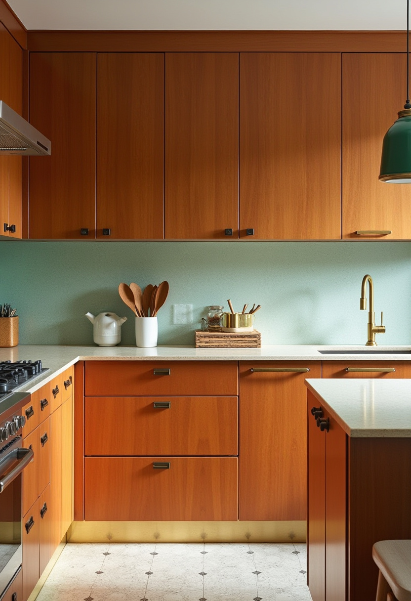 warm toned wood kitchen cabinets 6